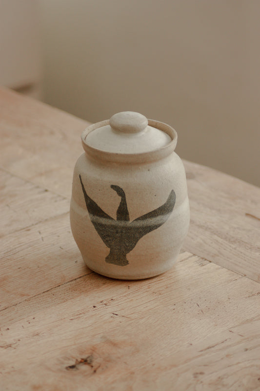 Vintage studio pottery pot