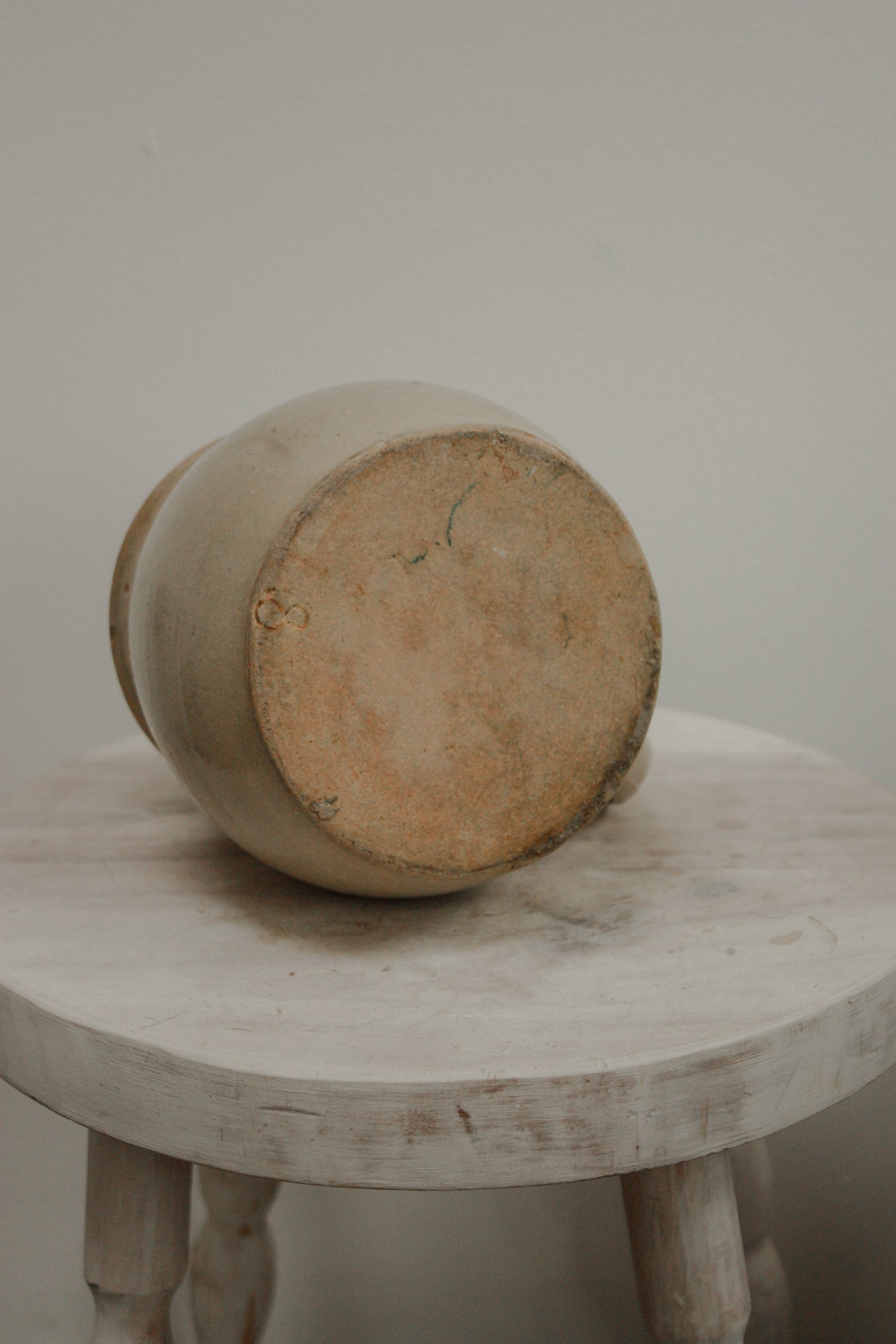 Vintage French rustic stoneware pot