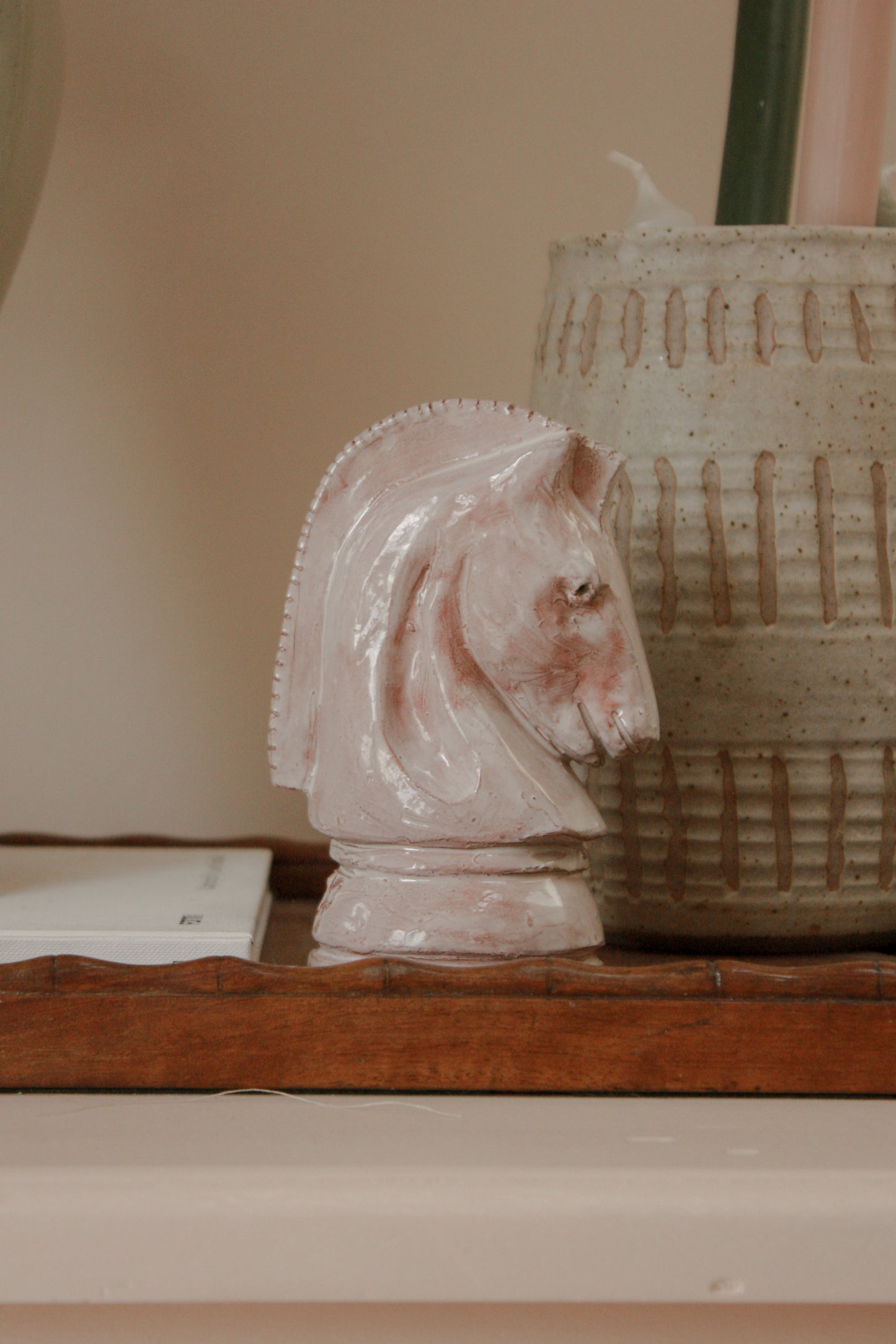 Vintage Richard Tindale Studio Pottery Knight / Horse
