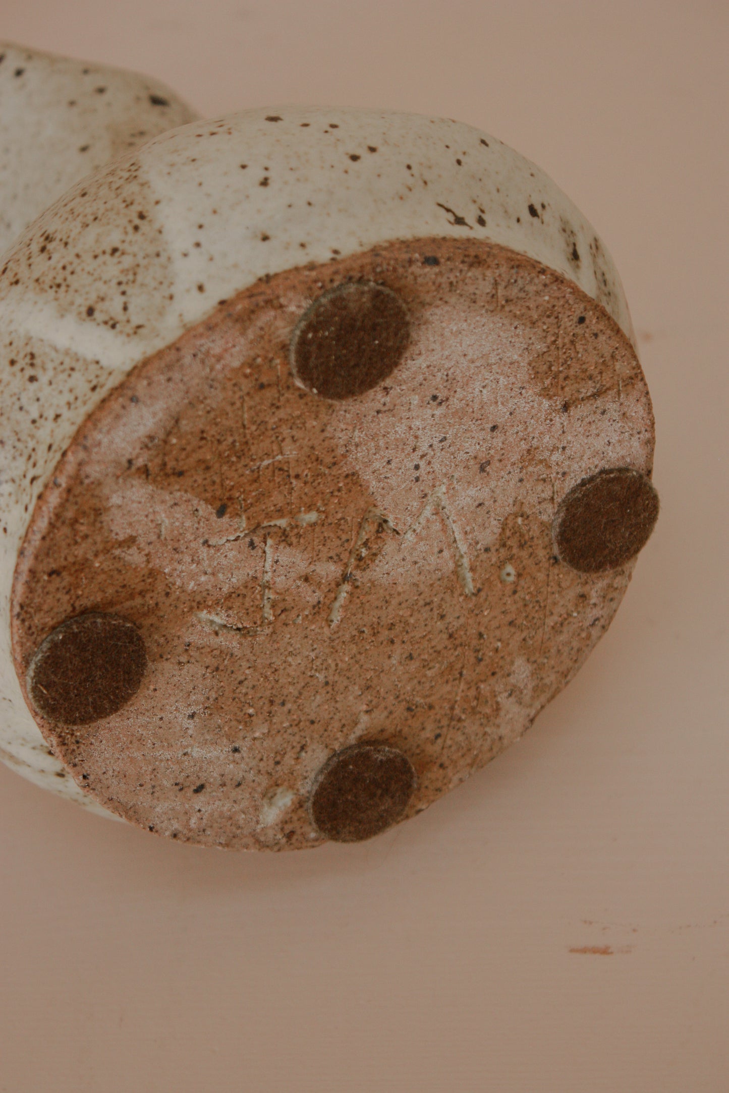 Vintage studio pottery rustic jug