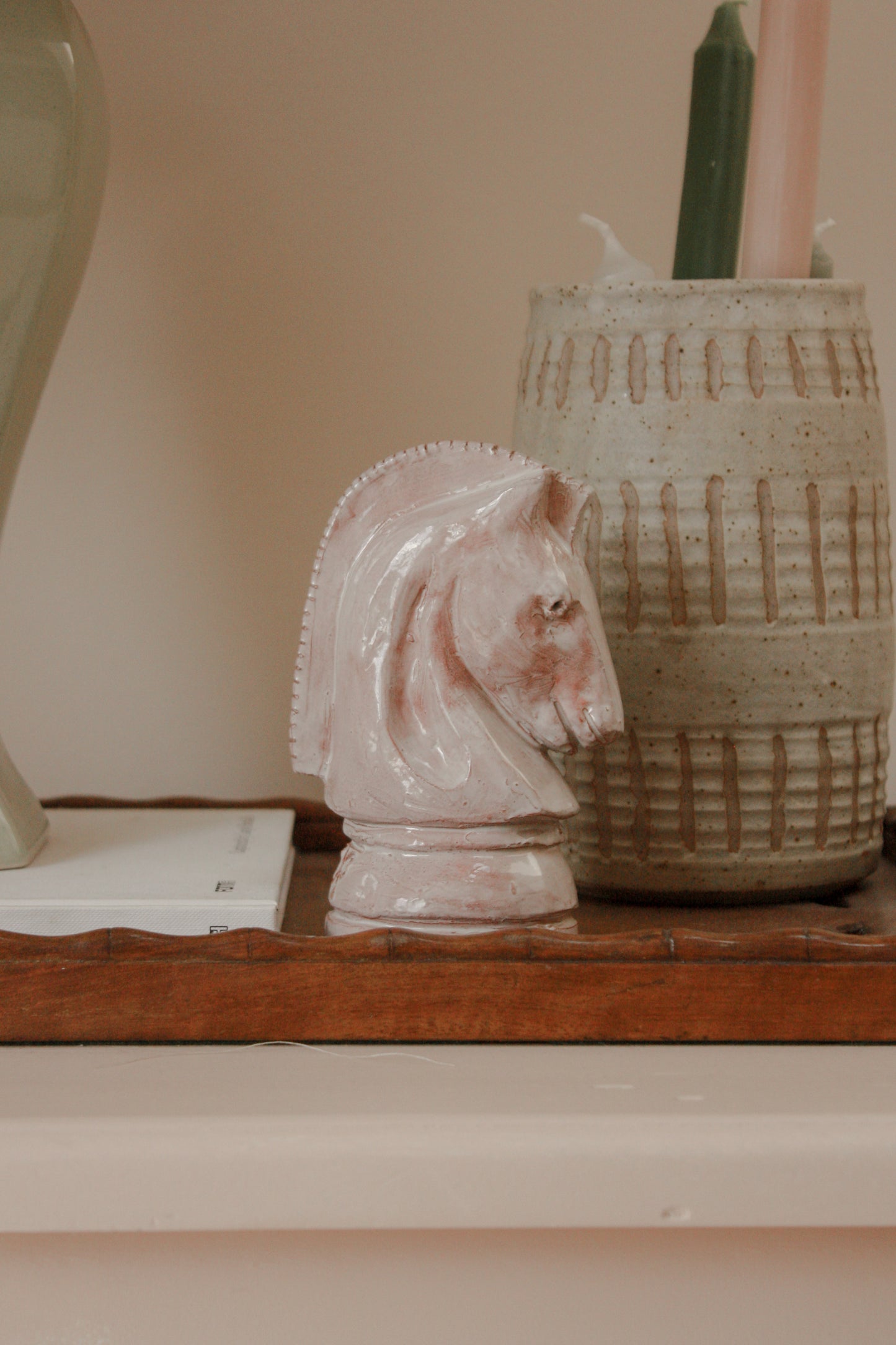 Vintage Richard Tindale Studio Pottery Knight / Horse