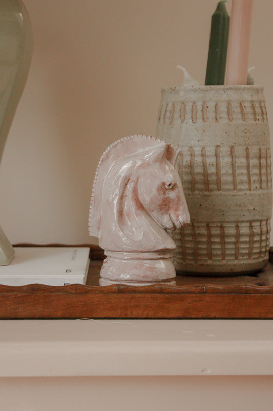 Vintage Richard Tindale Studio Pottery Knight / Horse